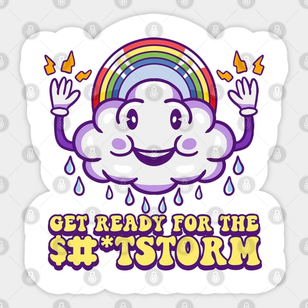 Lgbt Storm Sticker by Parody Merch